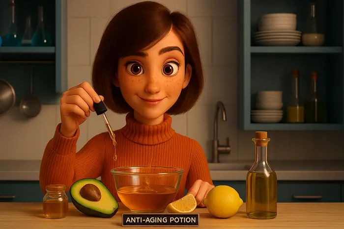 Natural Anti-Aging Potion for Wrinkle Prevention